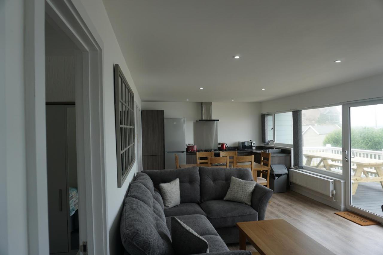Deluxe Lundy View Villa With Sea Views Westward Ho!  Luaran gambar