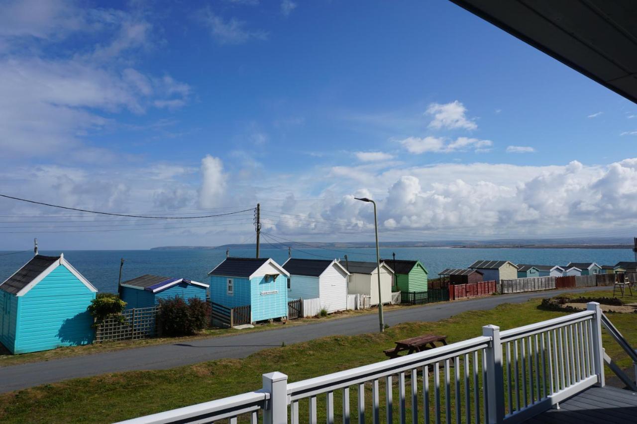 Deluxe Lundy View Villa With Sea Views Westward Ho!  Luaran gambar