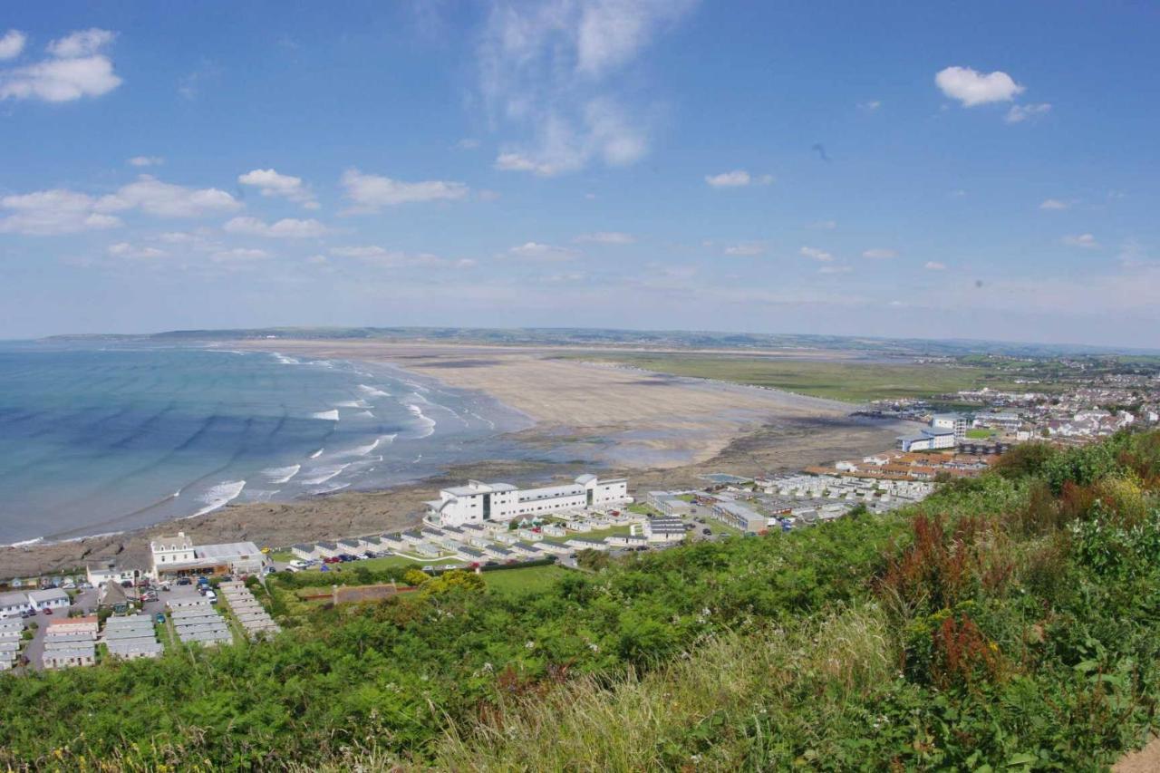 Deluxe Lundy View Villa With Sea Views Westward Ho!  Luaran gambar