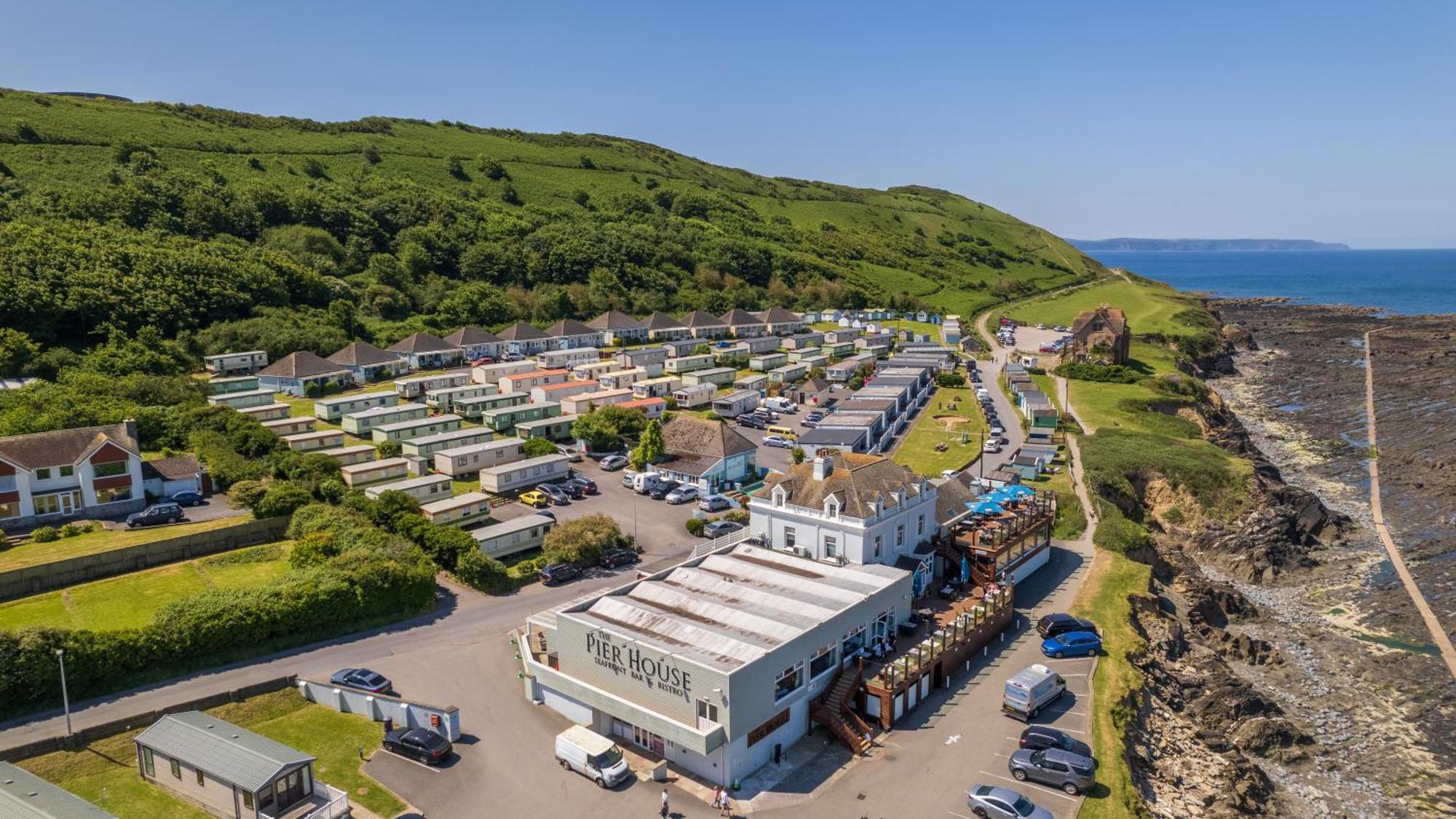 Deluxe Lundy View Villa With Sea Views Westward Ho!  Luaran gambar