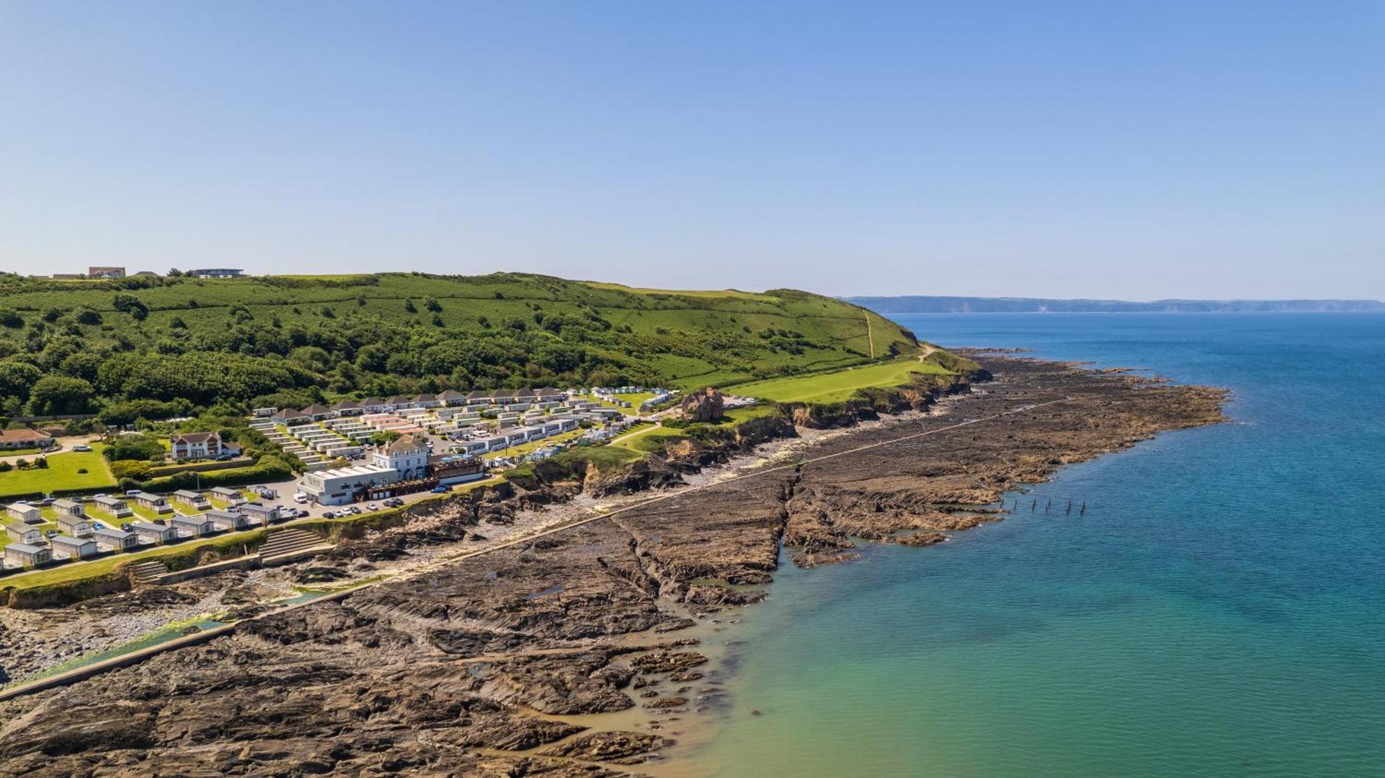 Deluxe Lundy View Villa With Sea Views Westward Ho!  Luaran gambar